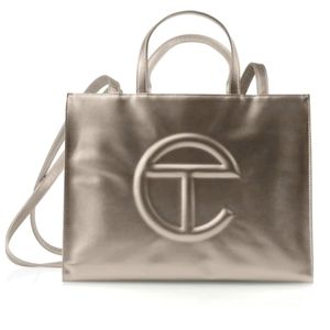 Telfar Medium Bronze Shopping Bag